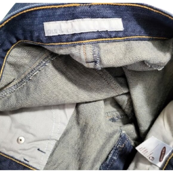 OLD NAVY Upcycled Refashioned Distressed Long Jean Skirt - Women's 6 - Picture 7 of 7